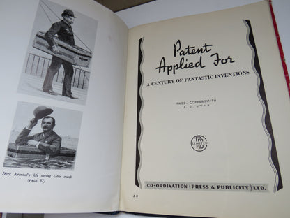 Patent Applied For A Century of Fantastic Inventions By Fred. Coppersmith J. J. Lynx 1949 book image 4