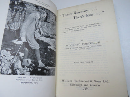 "There's Rosemary... There's Rue...." By Winifred Fortescue 1946 book image 2