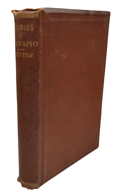 Studies In Biography By Lionel James Trotter 1865 book front cover