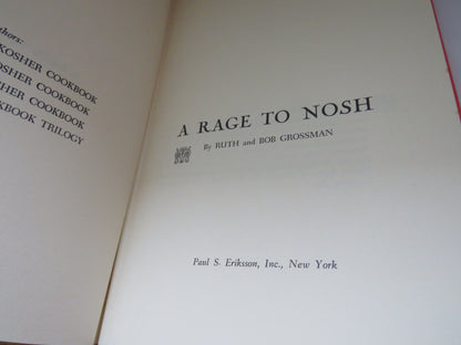 A Rage To Nosh By Ruth and Bob Grossman 1966 book image 3