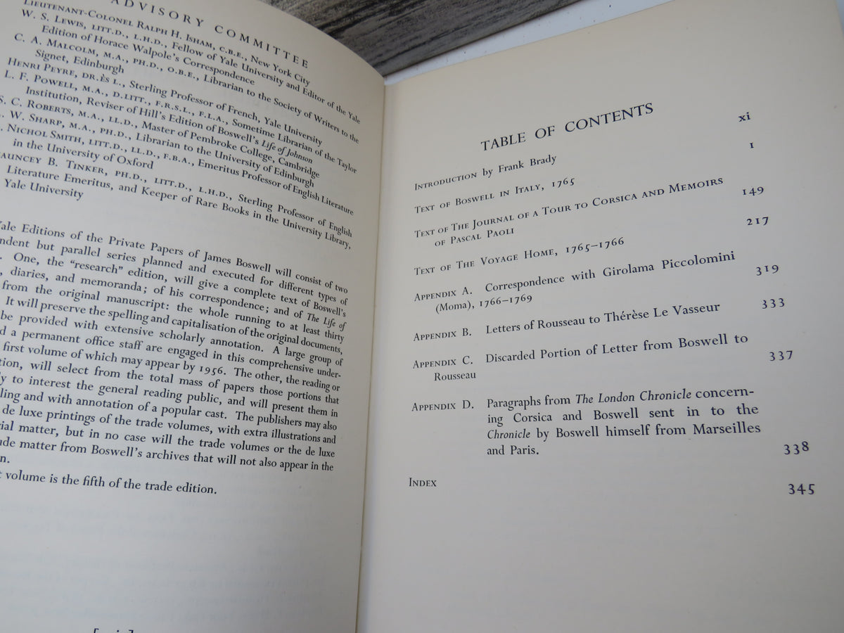 Boswell On The Grand Tour: Italy, Corsica, and France 1765-1766