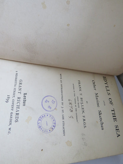 Idylls of the Sea and Other Marine Sketches By Frank T. Bullen 1899 book image 4