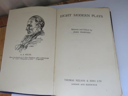 Eight Modern Plays Selected and Edited By John Hampden book image 3