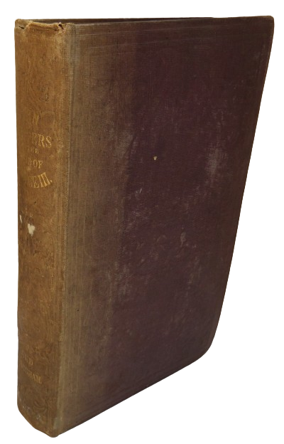 Lives of Men of Letters Of The Time Of George III By Henry, Lord Brougham 1855 book front cover