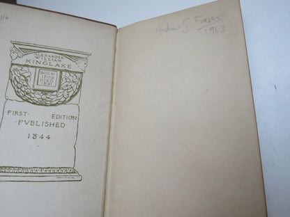Eothen By Alexander William Kinglake 1901 book image 2