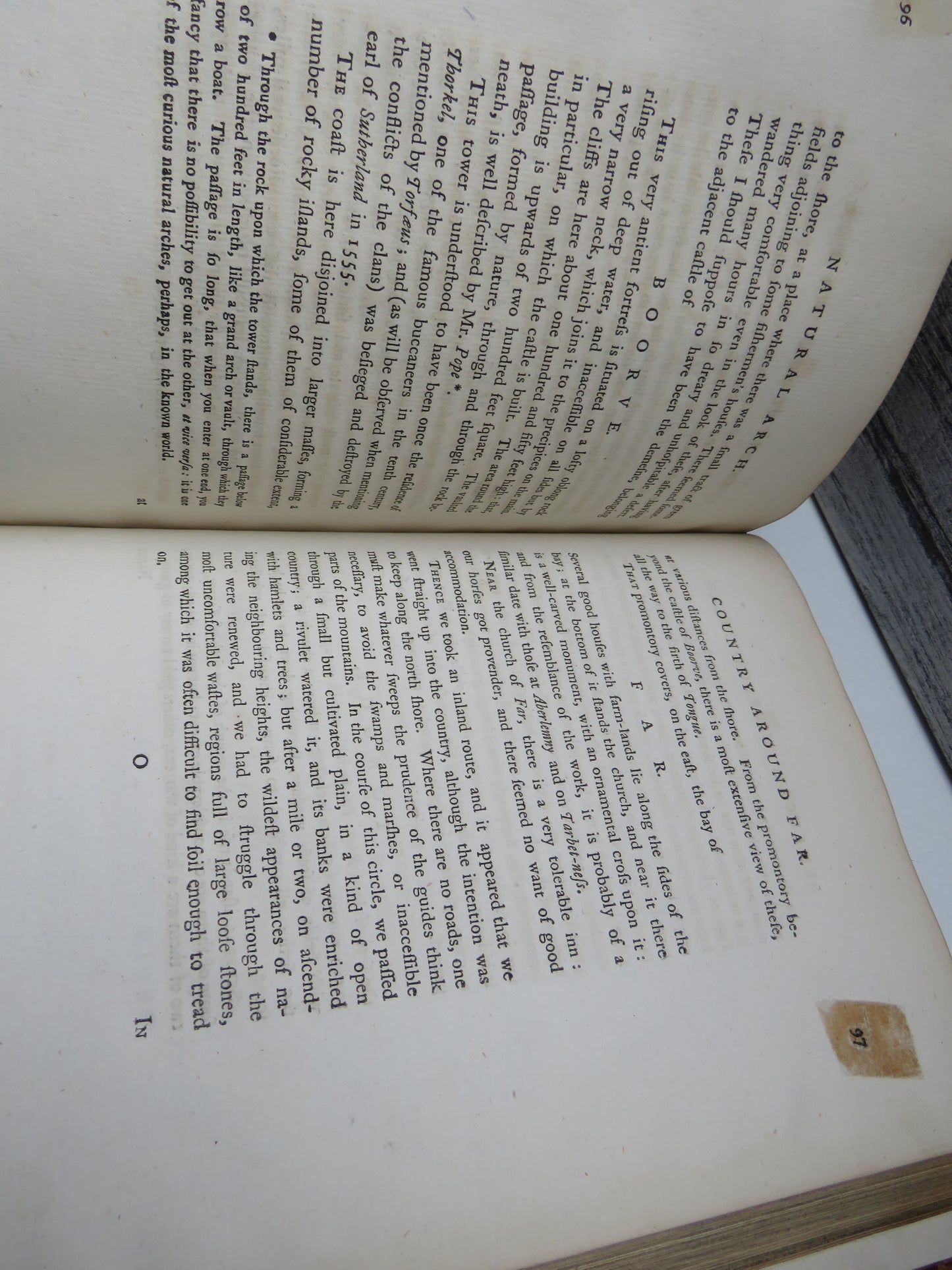 Antiquities & Scenery of The North of Scotland In A Series of Letters To Thomas Pennant Esq By The Rev Charles Cordiner 1780