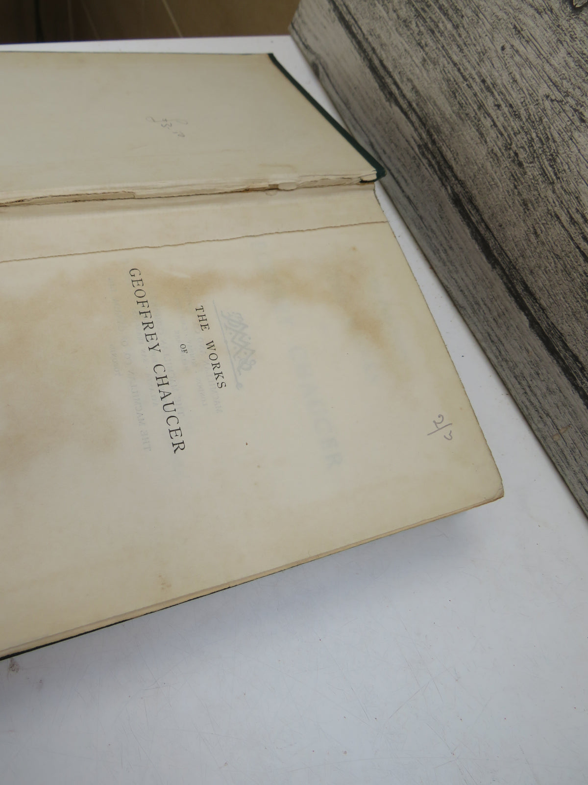 The Works of Geoffrey Chaucer Edited By Alfred W. Pollard 1910 - The Globe Edition