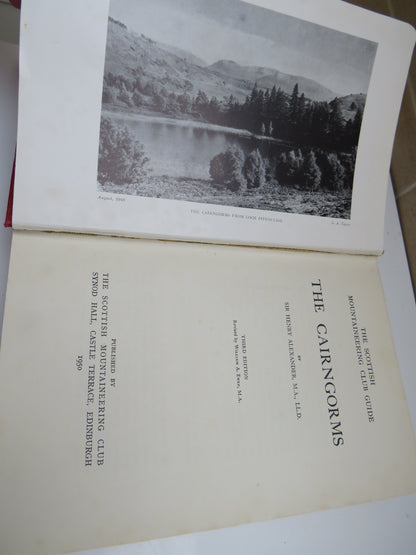 The Cairngorms, The Scottish Mountaineering Club Guide by Sir Henry Alexander, 1950 book image 4