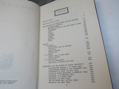 Macaulay Prose and Poetry, selected by G. M. Young, 1952, Vintage Poetry Book book image 5