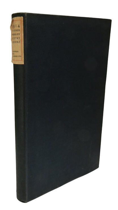 1914 & Other Poems By Rupert Brooke 1924 book front cover