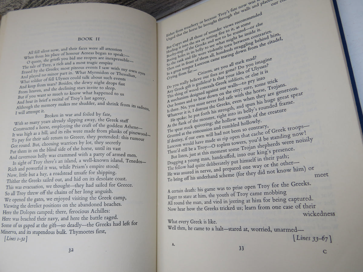 The Aeneid of Virgil Translated By C. Day Lewis 1961