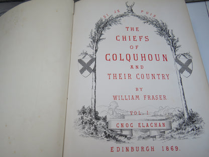 The Chiefs of Colquhoun and Their Country By William Fraser Vol I 1869 book image 5