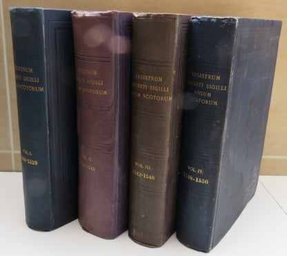 The Register of the Privy Seal of Scotland A.D. 1529-1542 Vol 1-4 1921 book image 2