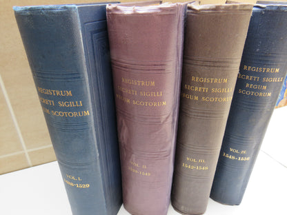 The Register of the Privy Seal of Scotland A.D. 1529-1542 Vol 1-4 1921 book image 3