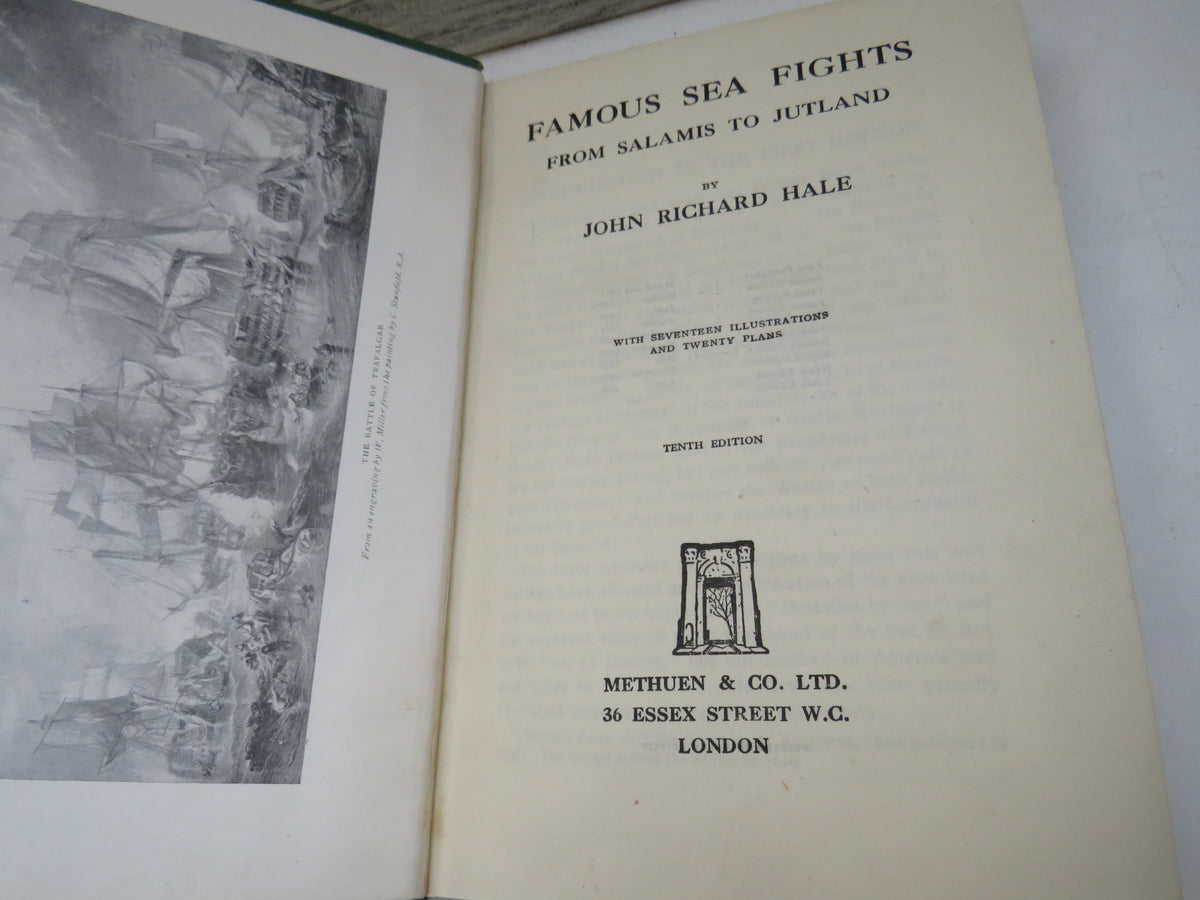 Famous Sea Fights From Salamis To Jutland By John Richard Hale 1946