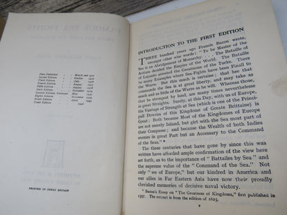 Famous Sea Fights From Salamis To Jutland By John Richard Hale 1946