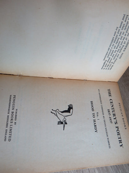 The Century's Poetry 1837-1937 An Anthology Compiled By Denys Kilham Roberts Vol. 1 Hood To Hardy Pe book image 4