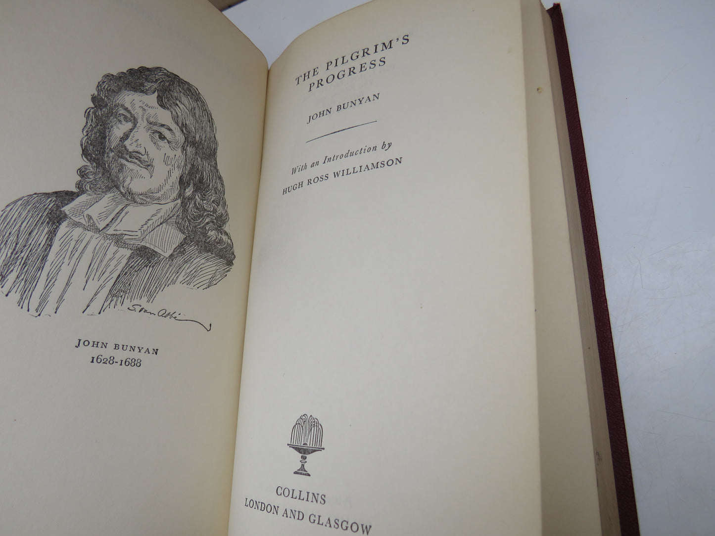 The Pilgrim's Progress By John Bunyan With An Introduction By Hugh Ross Williamson 1960