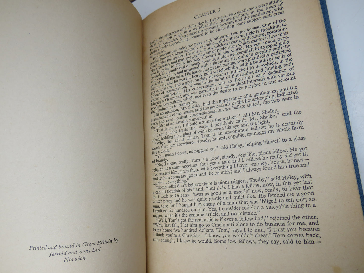 Uncle Tom's Cabin By Harriet Beecher Stowe