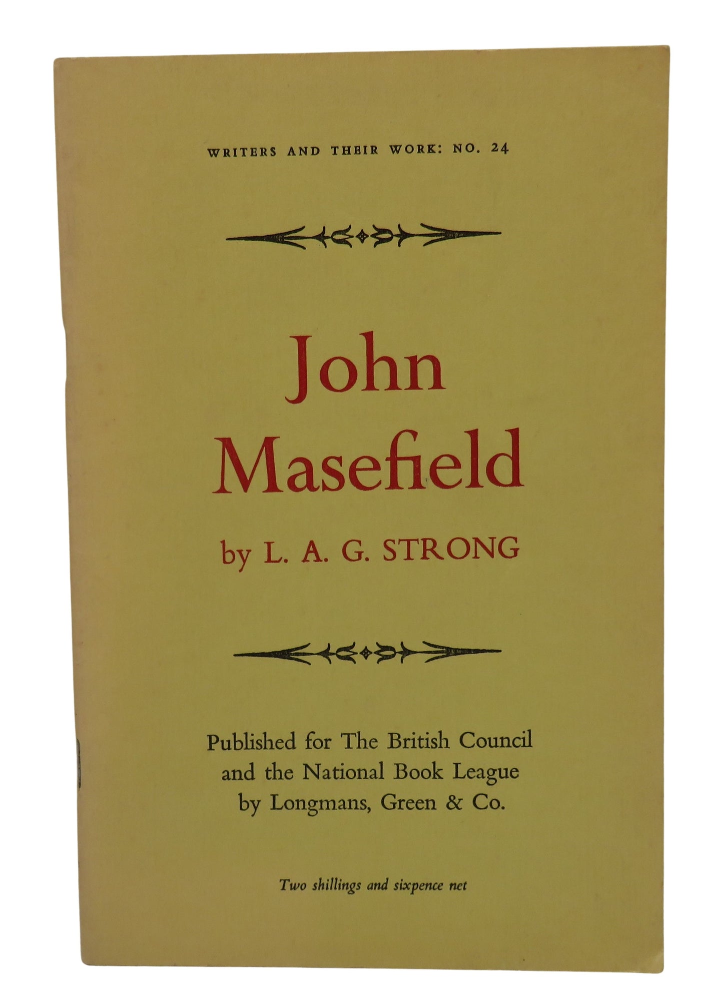 John Masefield By L. A. G. Strong 1964
