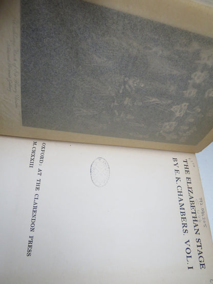 The Elizabethan Stage By E.K. Chambers 1923 4 Volume Set book image 6
