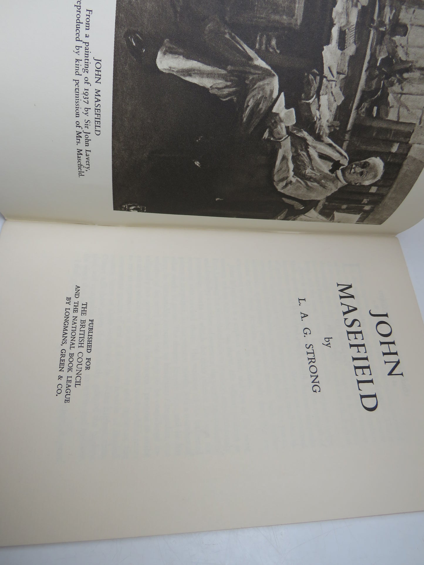 John Masefield By L. A. G. Strong 1964