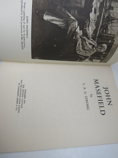 John Masefield By L. A. G. Strong 1964 book image 3