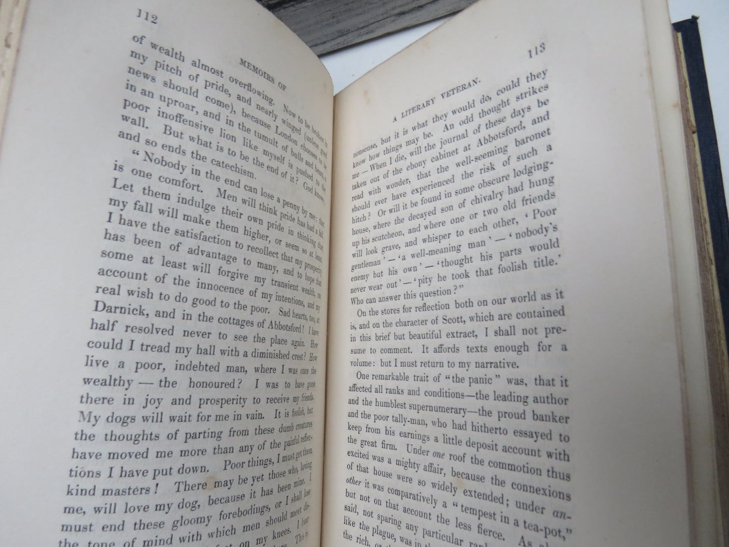 Memoirs of a Literary Veteran By R. P. Gillies 1851 Volumes I & III Only