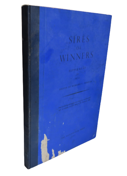 Sires of Winners, Supplements for 1951, Edited by Richard C. Templer, 1951 book front cover