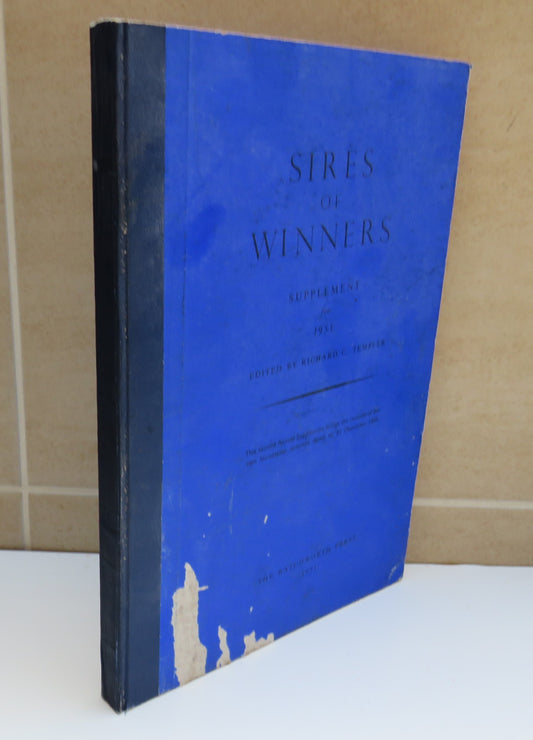 Sires of Winners, Supplements for 1951, Edited by Richard C. Templer, 1951