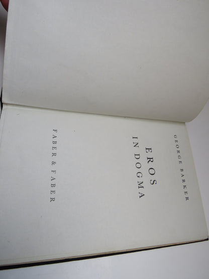 Eros In Dogma By George Barker 1944 book image 3