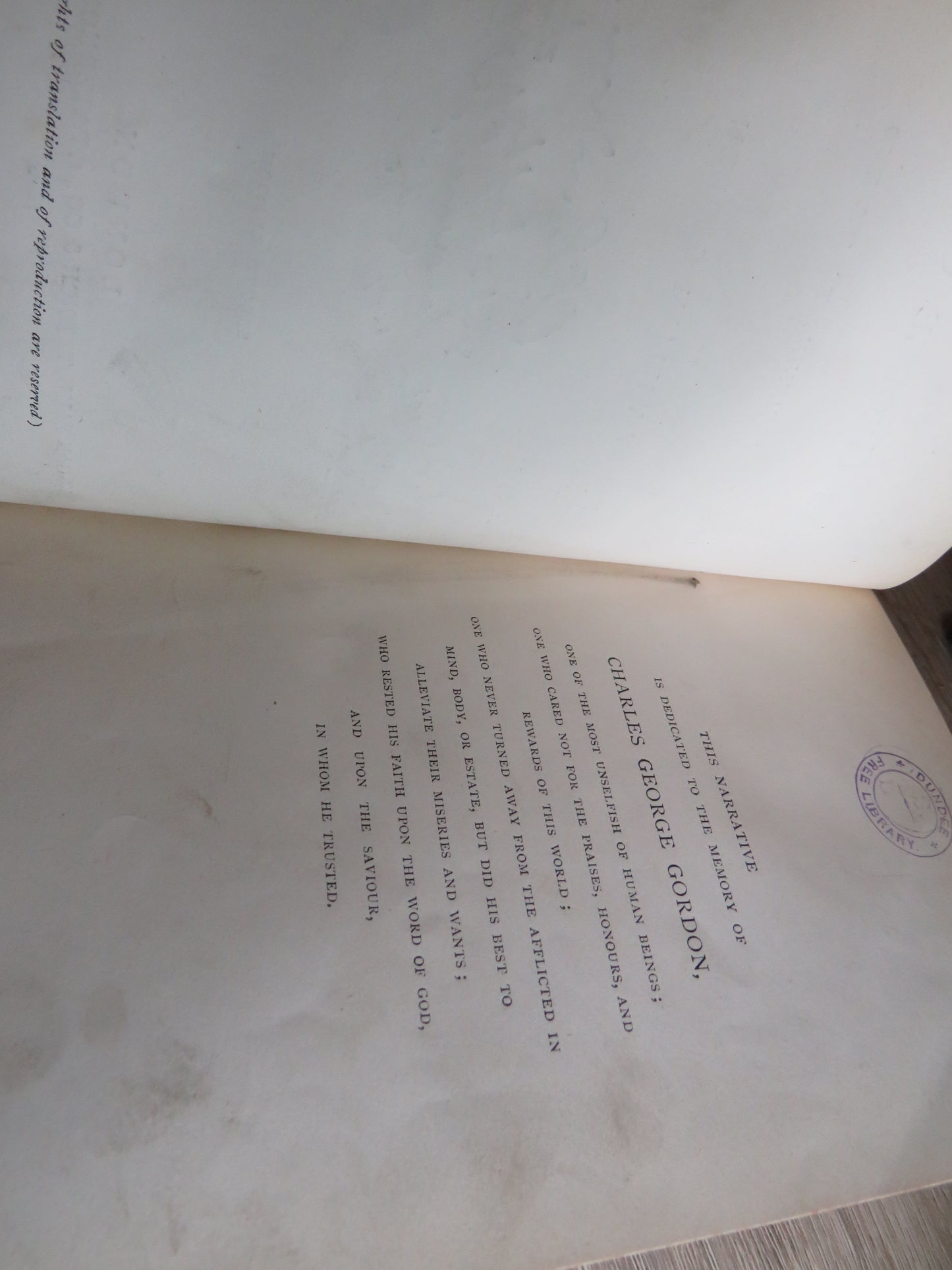 Events In The Life of Charles George Gordon From Its Beginning To Its End by Henry William Gordon 1886 2nd Edition