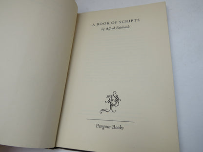 A Book of Scripts By Alfred Fairbank 1952 Penguin Books