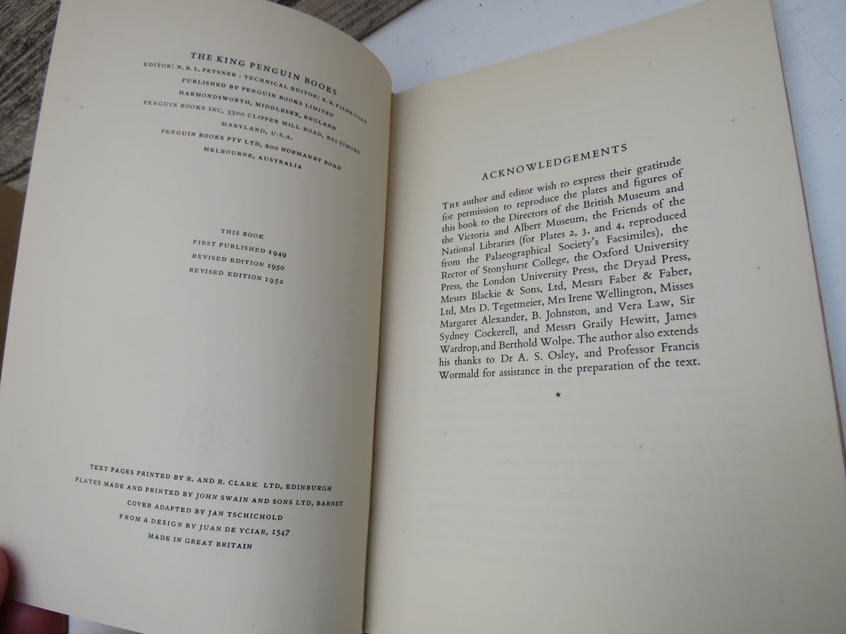 A Book of Scripts By Alfred Fairbank 1952 Penguin Books