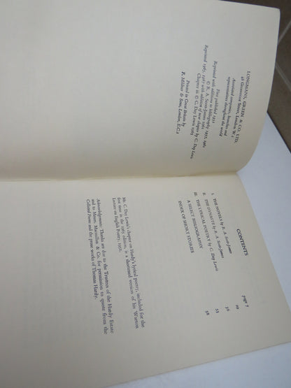 Thomas Hardy By R. A. Scott-James and C. Day Lewis 1965 book image 4