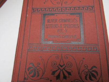 Oliver Cromwell's Letters and Speeches; With Elucidations By Thomas Carlyle 5 Volume Set book image 2