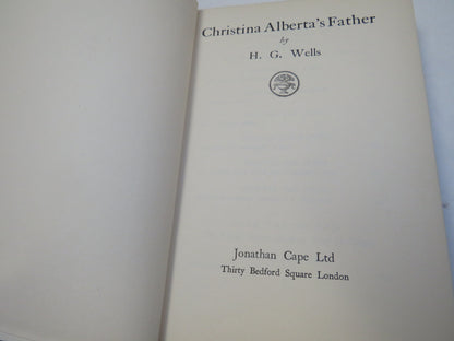 Christina Alberta's Father by H.G. Wells 1925