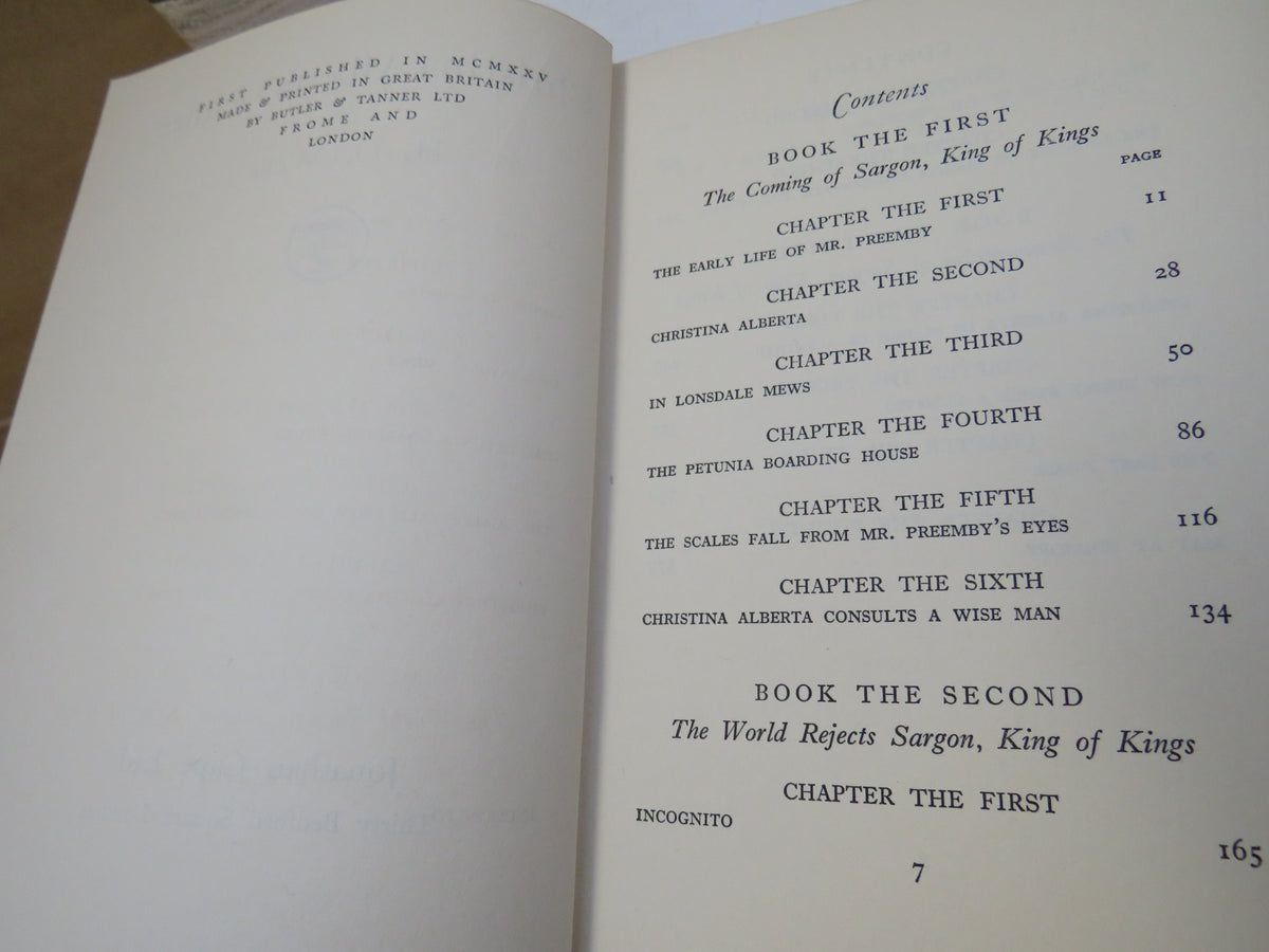 Christina Alberta's Father by H.G. Wells 1925