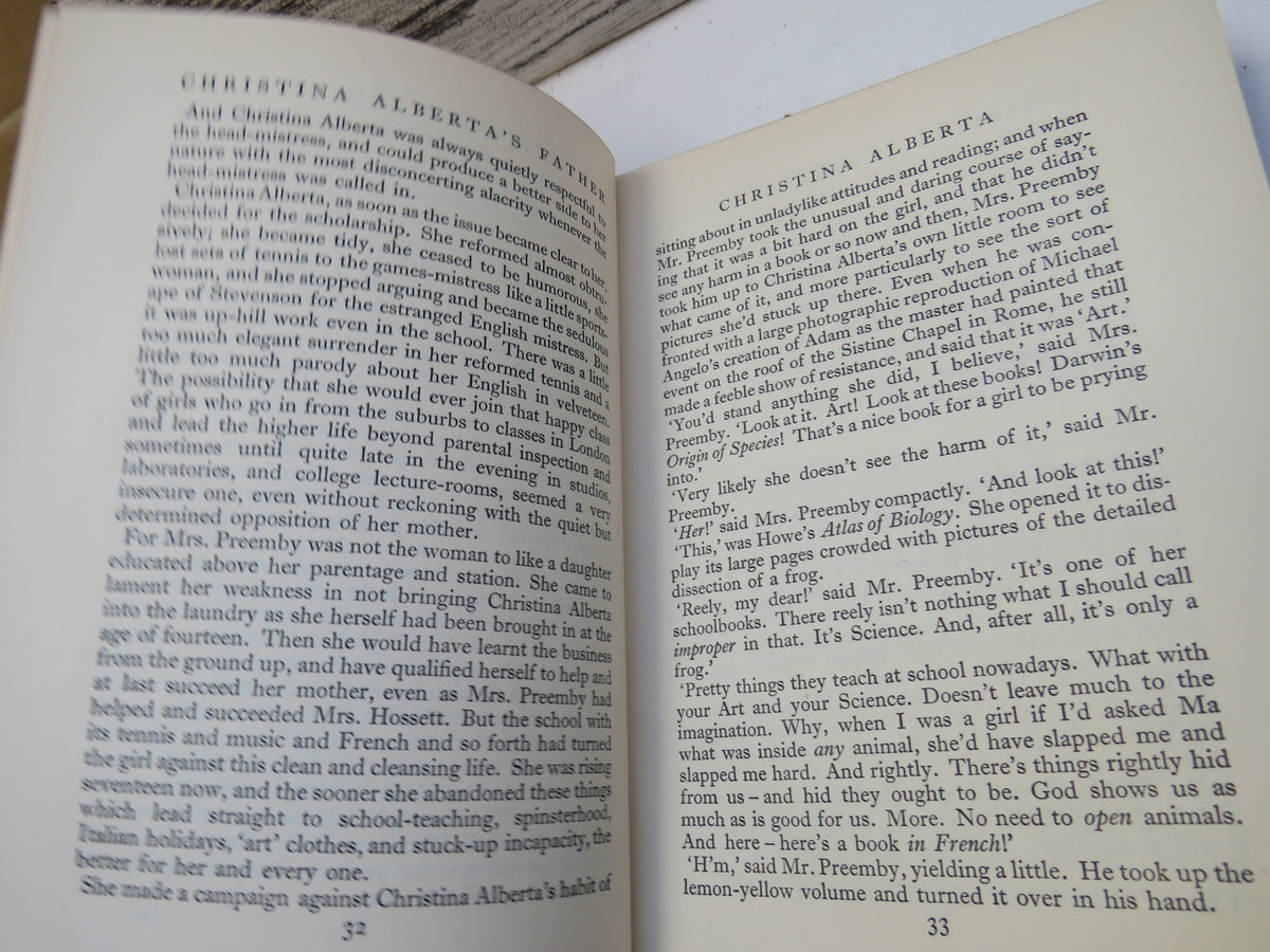Christina Alberta's Father by H.G. Wells 1925