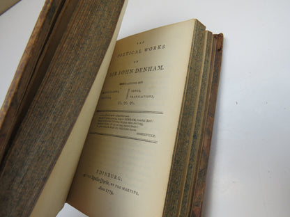 The Poetical Works of Matthew Prior Vol III 1777 & Sir John Denham 1779 book image 7