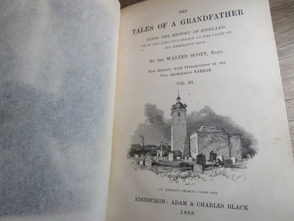 The Tales of a Grandfather Being The History of Scotland From The Earliest Period To The Close of th book image 3