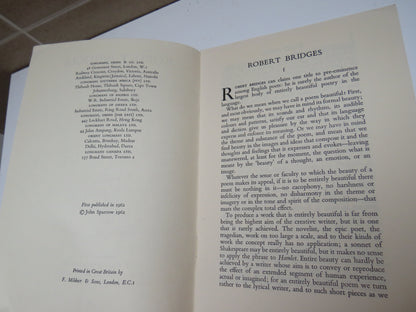 Robert Bridges By John Sparrow 1962 book image 4