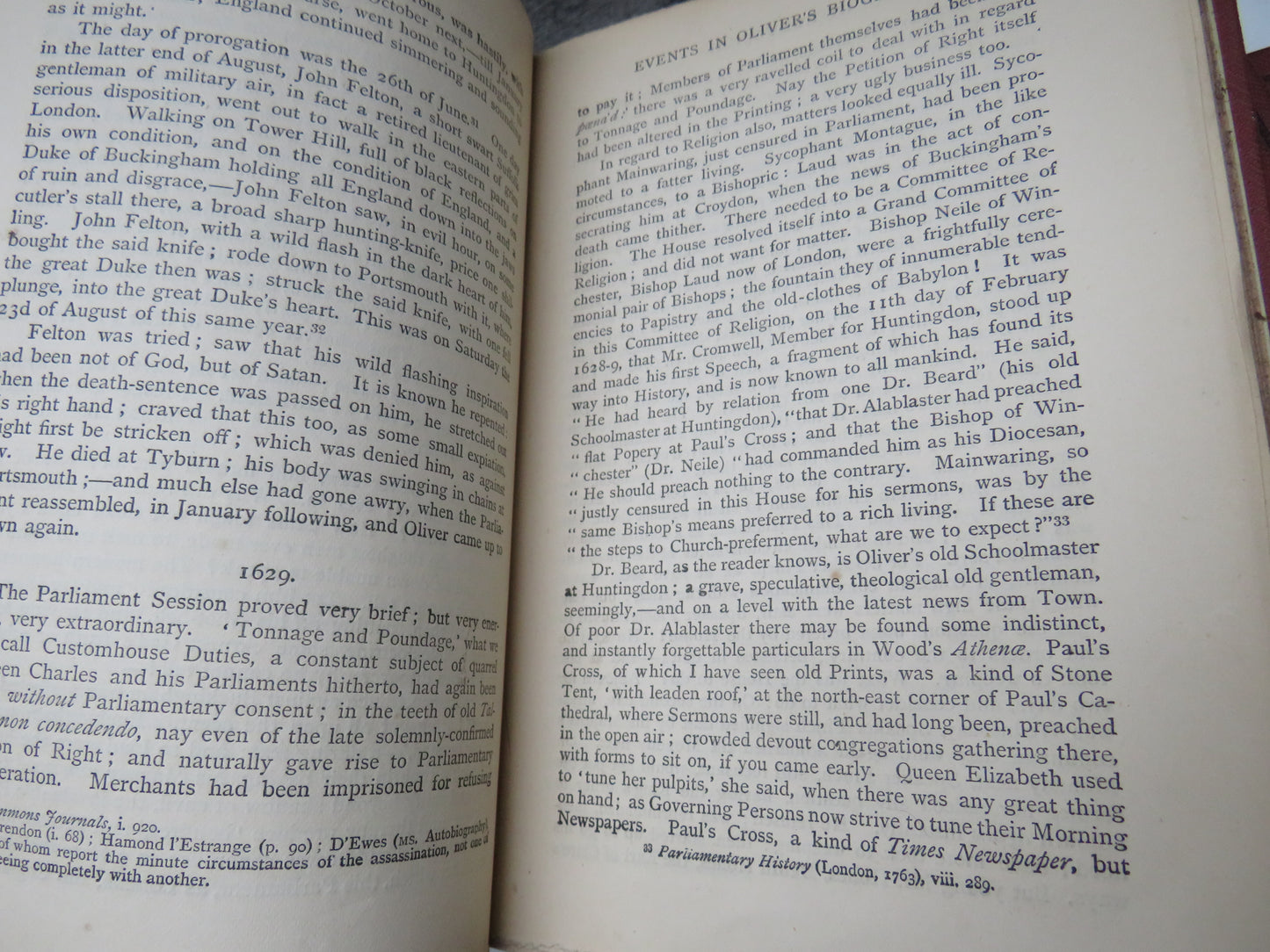 Oliver Cromwell's Letters and Speeches; With Elucidations By Thomas Carlyle 5 Volume Set