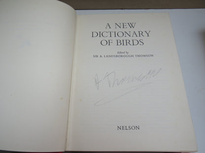 A New Dictionary of Birds, Sir A. Landsborough Thomson, 1965 book image 4