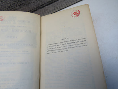 The Western Supplement To Oliver and Boyd's Edinburgh Almanac For 1905 Comprehending Lists Connected book image 4