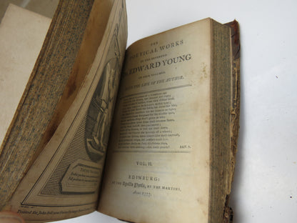 The Poetical Works of the Reverend Dr. Edward Young Vol I & II 1777 book image 10