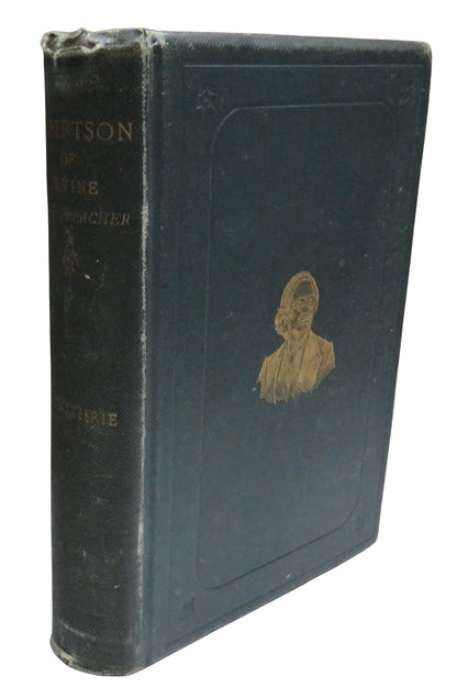 Robertson of Irvine Poet-Preacher by Arthur Guthrie 1890 book front cover