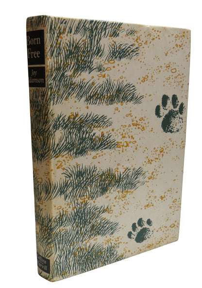 Born Free, A Lioness of Two Worlds by Joy Adamson, 1960 book front cover