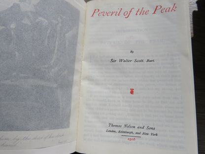 Peveril of the Peak By Sir Walter Scott 1906 book image 3