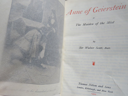Anne of Geierstein or The Maiden of the Mist By Sir Walter Scott 1906 book image 3